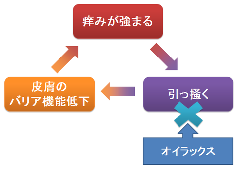 痒みの悪循環