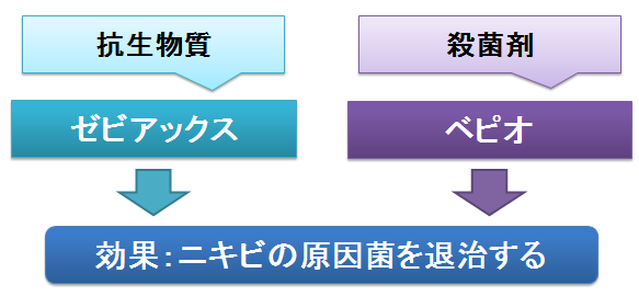 ローション ニキビ ゼ ビ アックス