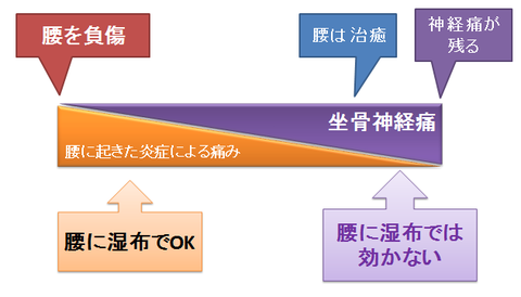 腰痛の急性期と慢性期