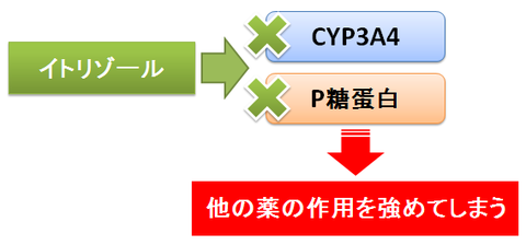 イトリゾール～併用禁忌