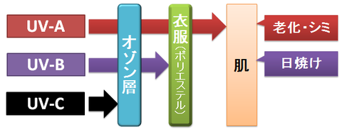 UV-A、UV-B、UV-Cの違い