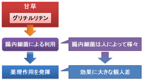 甘草の作用と個人差