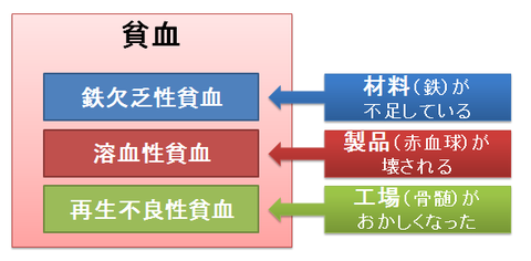 貧血の分類