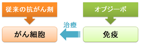 オプジーボ～従来の抗がん剤との大きな違い
