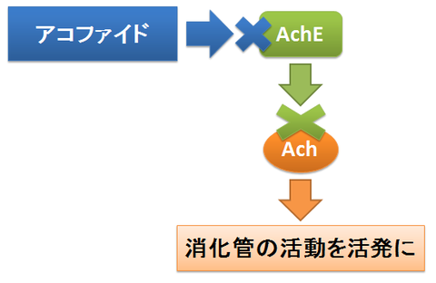 アコファイドの作用機序