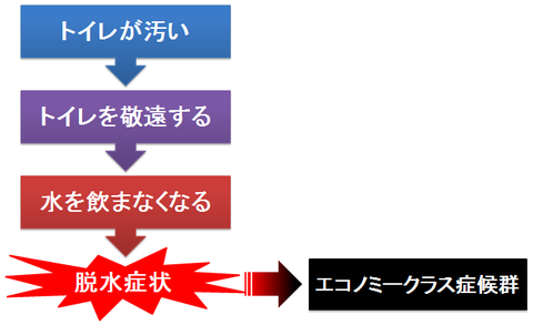 トイレ掃除とエコノミークラス症候群